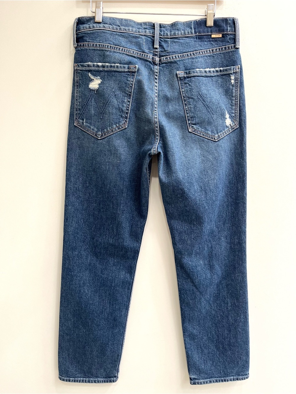 MOTHER SUPERIOR Pixie Tomcat Ankle Jeans in Born To Bite Exposed Button Fly 31 - Picture 7 of 16